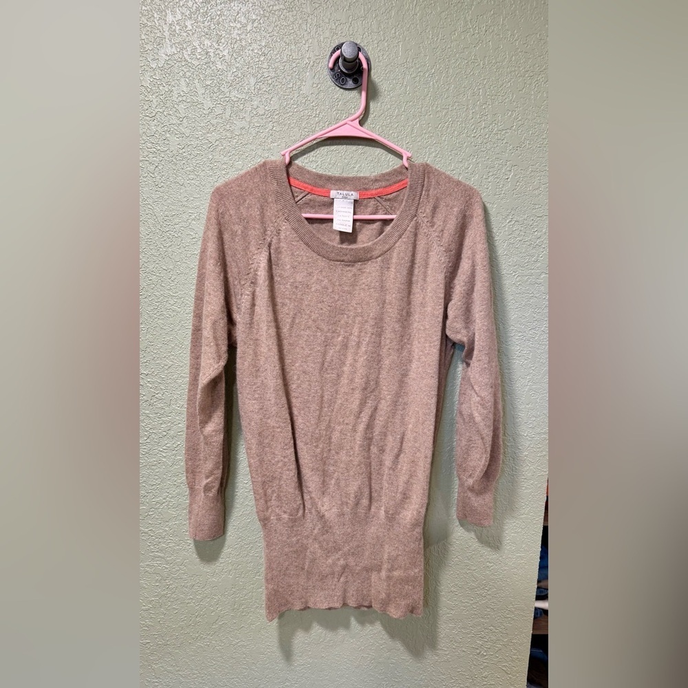 Talula Tan Crew Neck Sweater